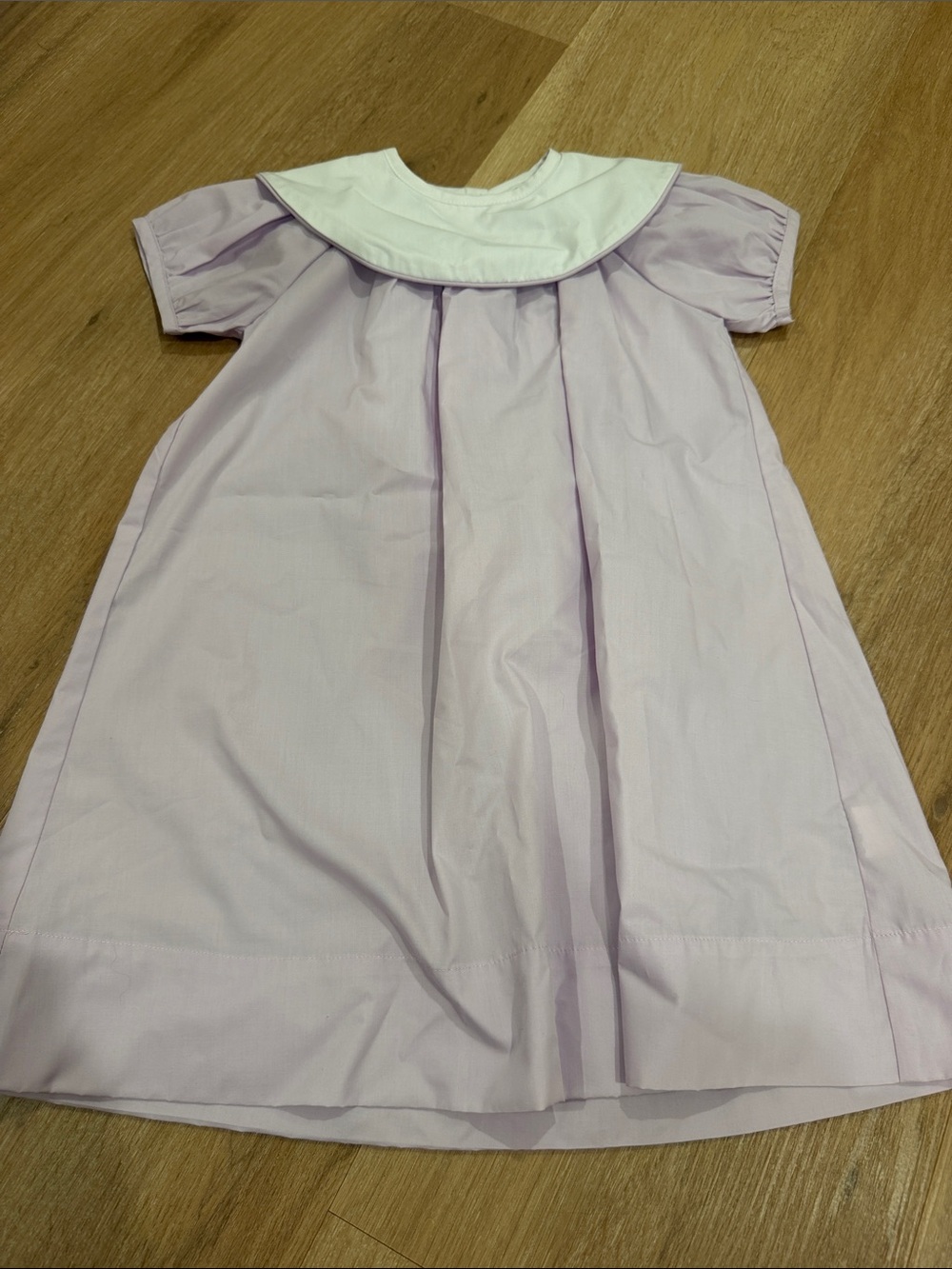 Girls' Lavender Sailor Collar Formal Dress